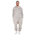 Snuggs Blanket Onesie Grey Snowflakes
